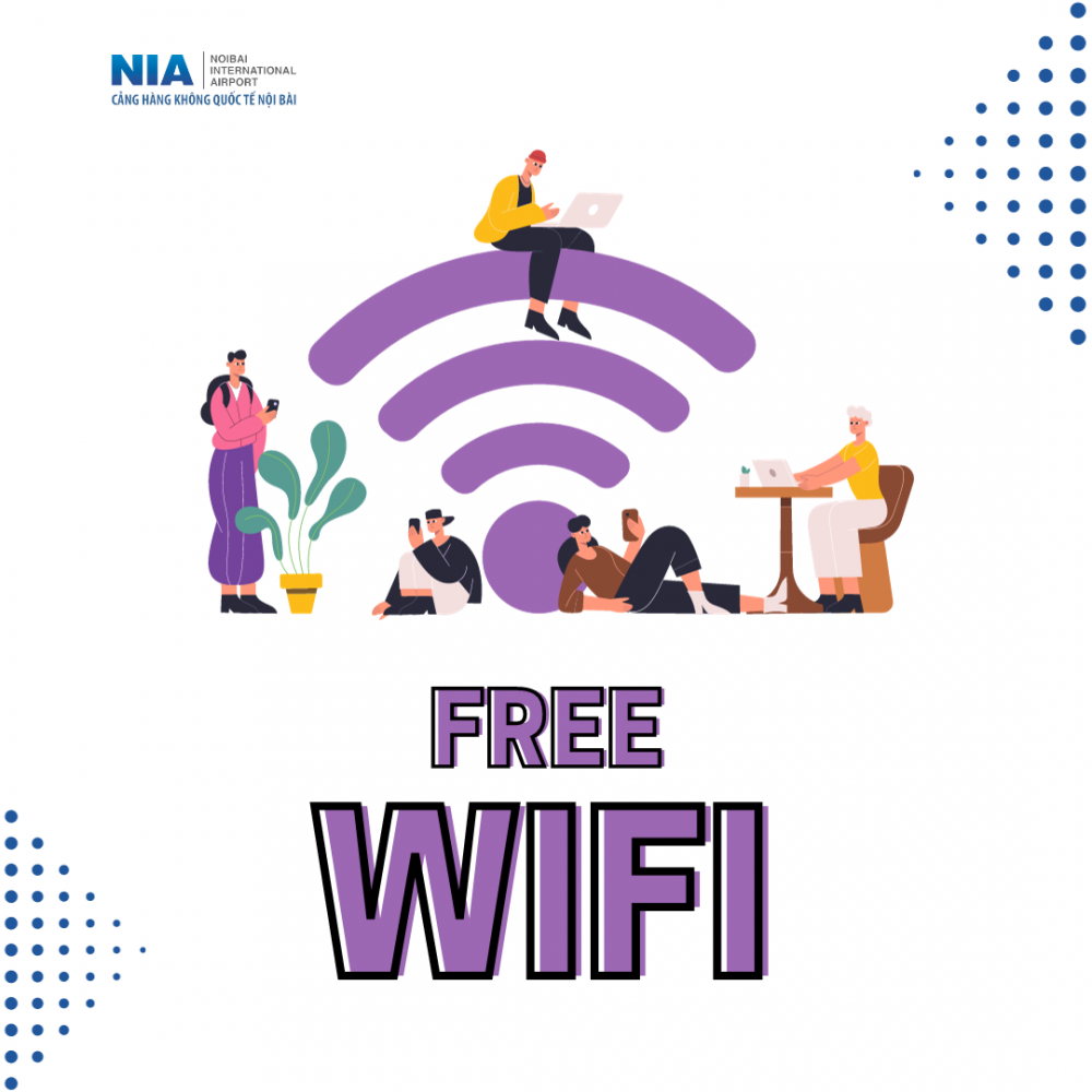 Wifi Miễn phí Tại Sân Bay Nội Bài